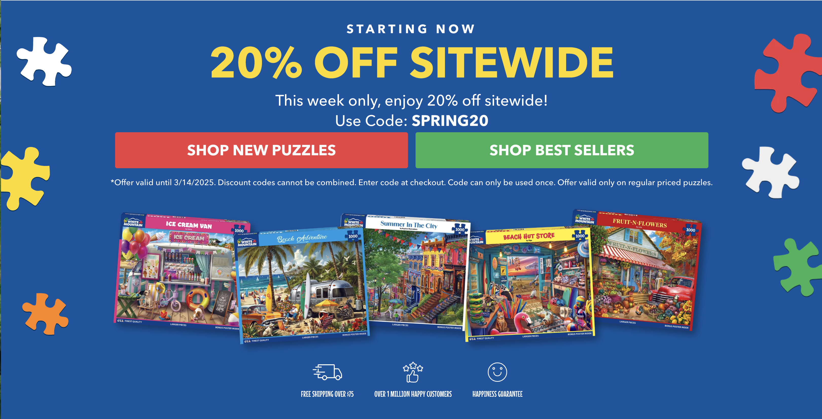 🧩 Discover the Fun of White Mountain Puzzles